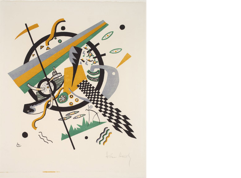 Wassily Kandinsky, Kleine Welten IV / Kleine werelden IV, 1922, lithografie, 35,9 x 28,9 cm, Stedelijk Museum Amsterdam, 
